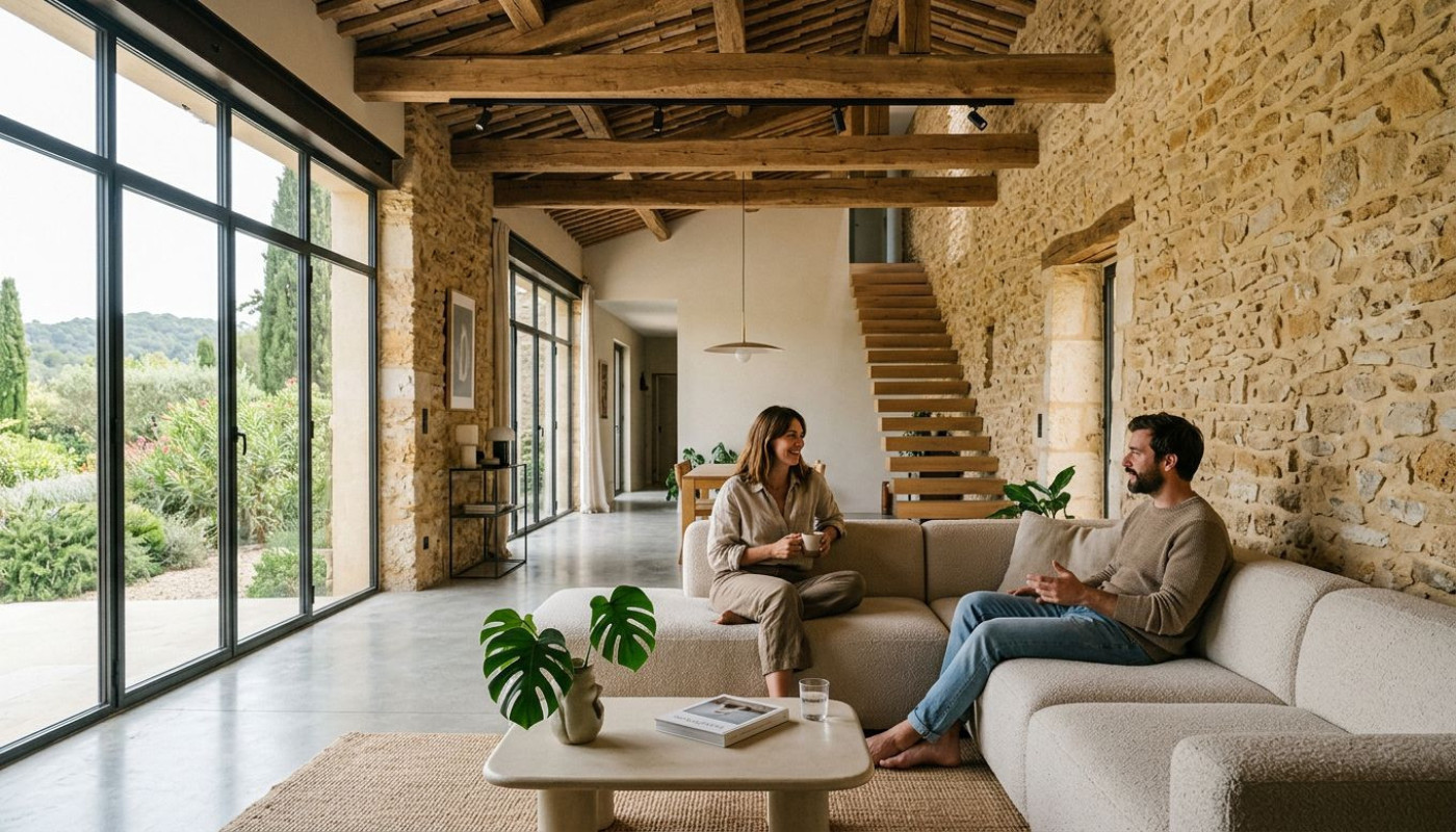 Du sol au plafond, où s’arrête la décoration et où commence l’architecture ?